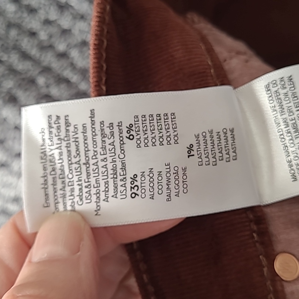 Mother Mid Rise Rider Cords 24 - Picture 3 of 9